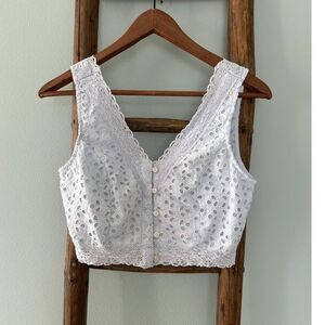 American Eagle  Blue Cropped  top, Size S